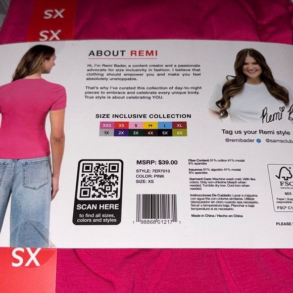 Edited by Remi Bader Black Baby Tee - Picture 5 of 6